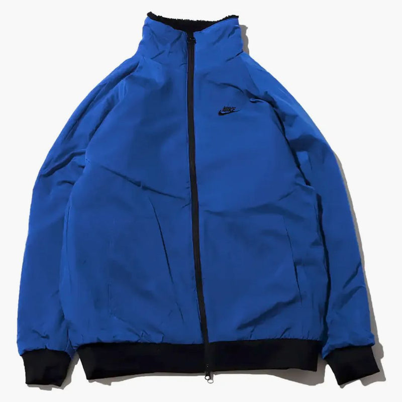 Nike Big Swoosh Reversible Boa Jacket (asia Sizing) Black Game Royale