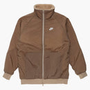 Nike Big Swoosh Reversible Boa Jacket (asia Sizing) Hemp White
