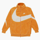 Nike Big Swoosh Reversible Boa Jacket (asia Sizing) Hot Curry Coconut Milk
