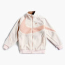 Nike Big Swoosh Reversible Boa Jacket (asia Sizing) Light Soft Pink