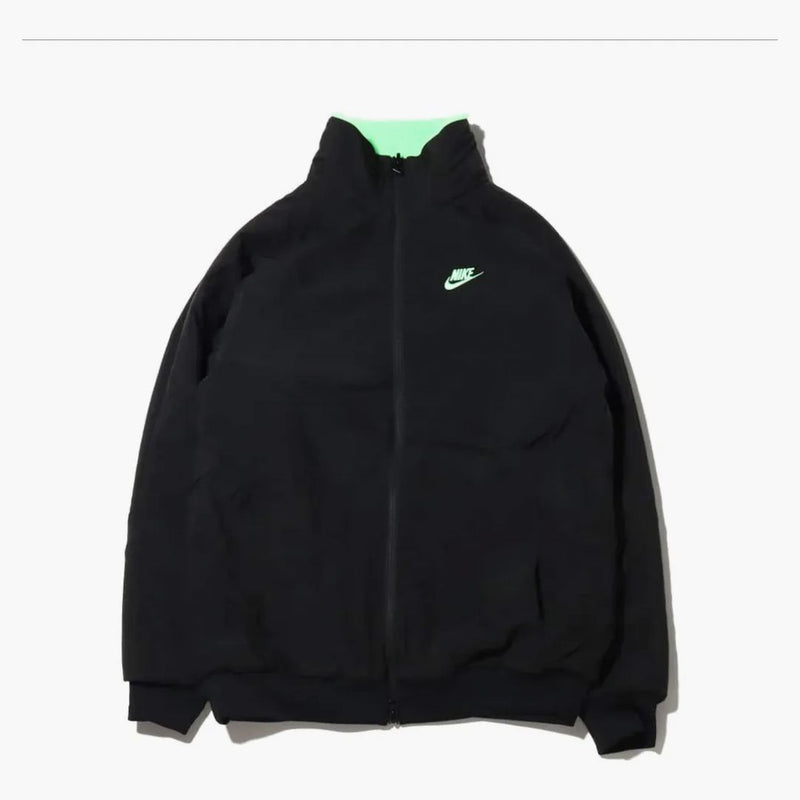 Nike Women's Big Swoosh Reversible Boa Jacket (asia Sizing) Neon Green