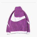 Nike Women's Big Swoosh Reversible Boa Jacket (asia Sizing) Purple