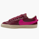 Nike Blazer Low 77 Jumbo Team Red Pink Prime Rattan (women's)