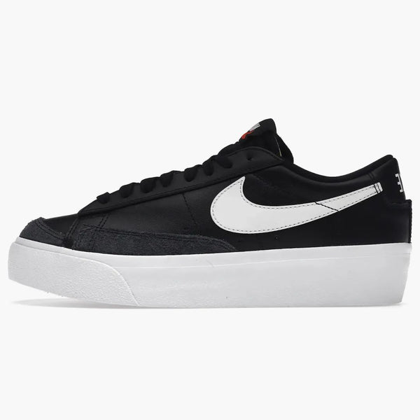 Nike Blazer Low Platform Black White (women's)