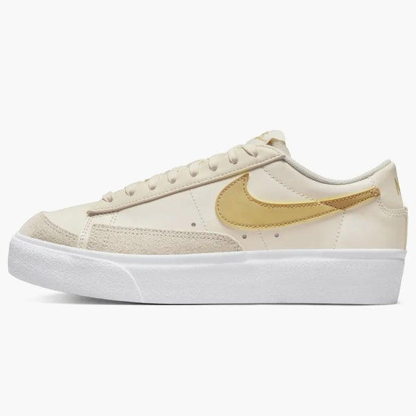 Nike Blazer Low Platform Pale Ivory White Saturn Gold (women's)