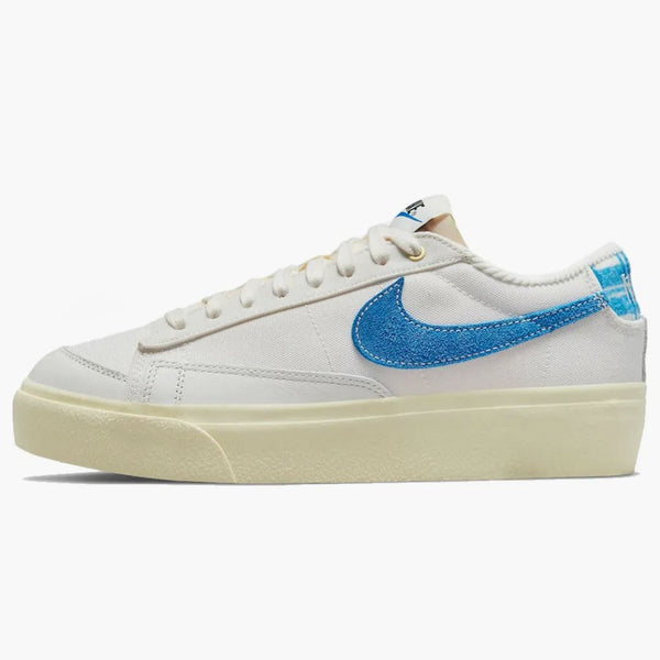 Nike Blazer Low Platform Sail Game Royal (women's)