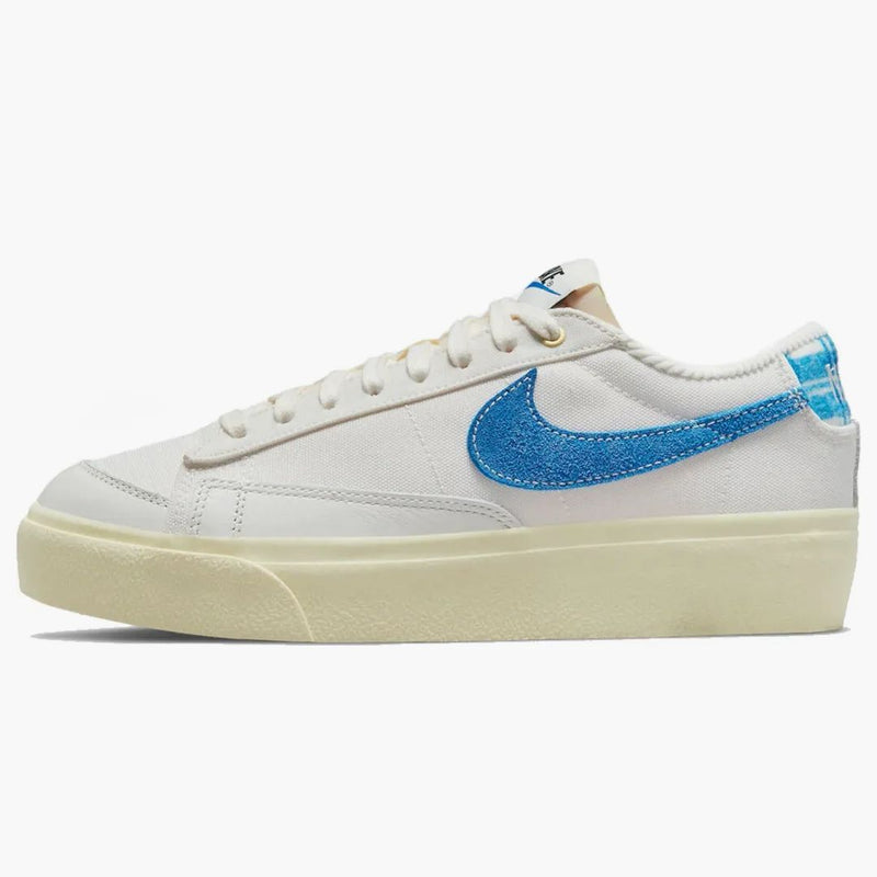 Nike Blazer Low Platform Sail Game Royal (women's)