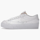 Nike Blazer Low Platform Triple White (women's)