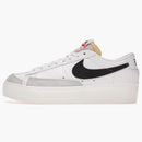 Nike Blazer Low Platform White Black (women's)