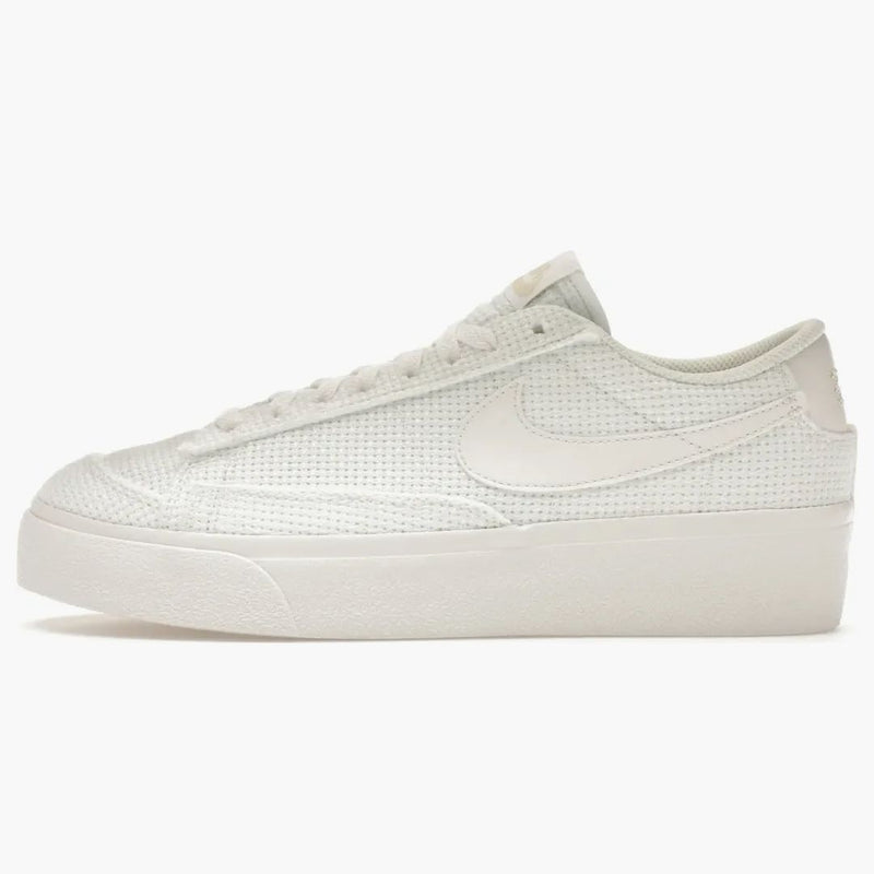 Nike Blazer Low Platform Woven Summit White (women's)
