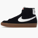Nike Blazer Mid 77 Black White Gum (women's)