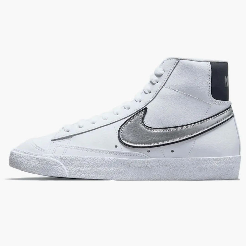 Nike Blazer Mid 77 Essential White Metallic Silver (women's)