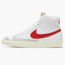 Nike Blazer Mid 77 White Habenero Red (women's)