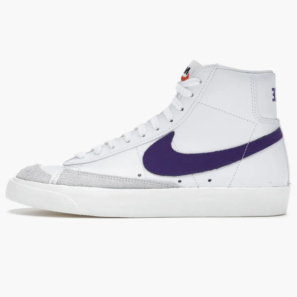 Nike Blazer Mid 77 White Voltage Purple (women's)