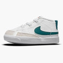 Nike Blazer Mid White Dark Teal Green (i)