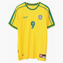Nike Brazil 1998 Reissue Ronaldo Soccer Replica Jersey Varsity Maize