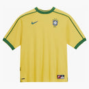 Nike Brazil 1998 Reissue Soccer Replica Jersey Varsity Maize/pine Green