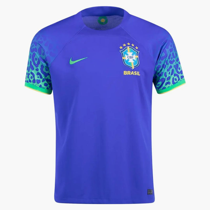 Stadion Nike Brazílie 2022/23 Jersey Percmount Blue/Green Spark/Dynamic Yellow/Green Spark