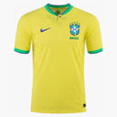 Nike Brazil 2022/23 Stadium Home Adv Dri-Fit Soccer Jersey Dynamic Yellow/Green