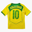 Nike Total 90 Brazil Ronaldinho 2004 Reissue Jersey Opti Yellow/apple Green