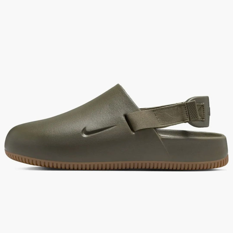 Nike Calm Mule Medium Olive Gum Medium Brown