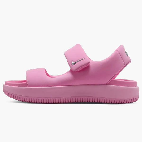 Nike Calm Sandal Hyper Pink Metallic Silver (women's)