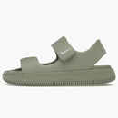 Nike Calm Sandal Light Army Metallic Silver (women's)