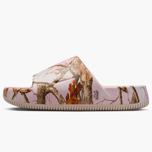 Nike Calm Slide Realtree Camo Silt Red (women's)