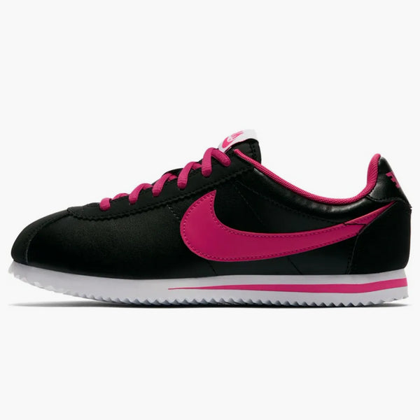 Nike Cortez Black Vivid Pink (gs)