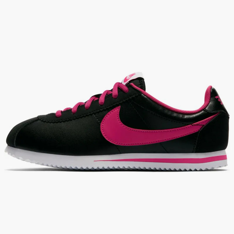 Nike Cortez Black Vivid Pink (gs)
