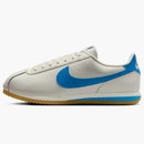 Nike Cortez Leather Sail Gum Yellow Light Photo Blue