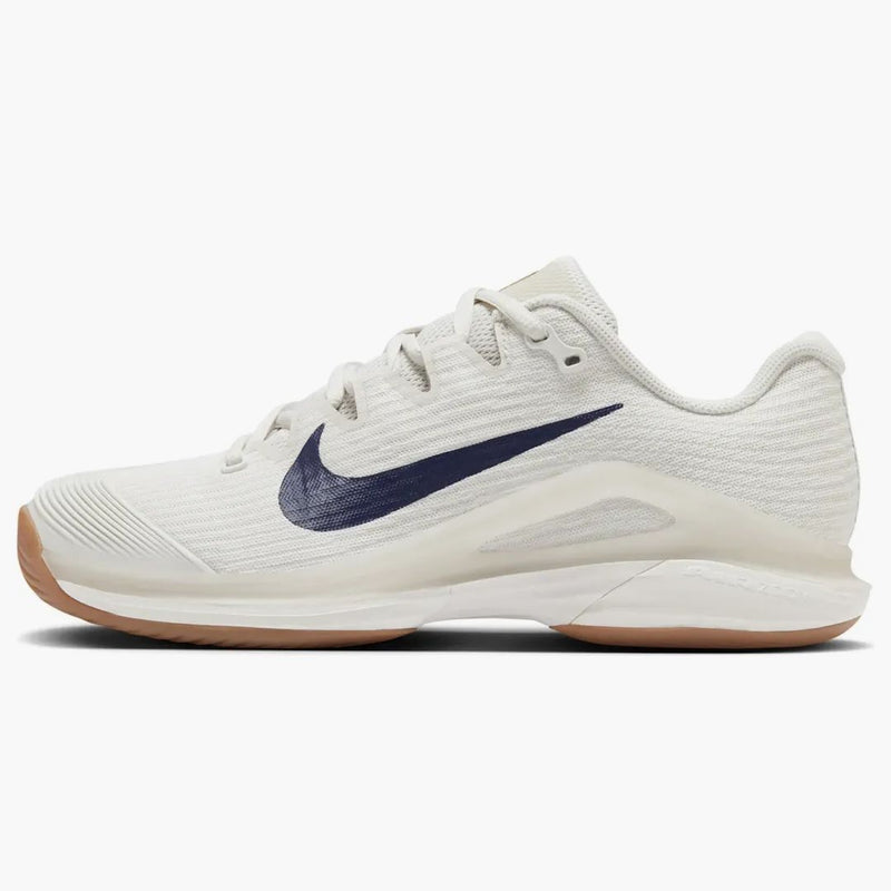 Nike Court Air Zoom Vapor 12 HC Summit White Phantom Gum Medium Brown Binary Blue (Women's)