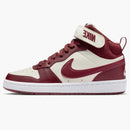 Nike Court Borough Mid 2 Soft Pearl Dark Team Red (gs)