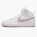 Nike Court Borough Mid 2 White Pink Glaze (gs)