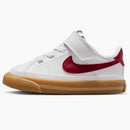 Nike Court Legacy White Gum Yellow Team Red (td)