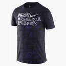 Nike Courtside Printed Loose Fit Short Sleeve Loose Fit T-shirt Black