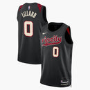Nike Damian Lillard Portland Trail Blazers Jersey Black