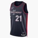 Nike Dri-fit Nba Swingman Joel Embiid Philadelphia 76ers City Edition 2023/24 Jersey Black