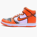 Nike Dunk High 1 Piece Premium Lilac Ice Deep Orange