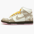 Nike Dunk High 1 Piece White Khaki Pink Ice
