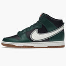 Nike Dunk High Chenille Swoosh Black Green