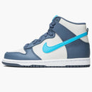 Nike Dunk High Light Bone Diffused Blue (ps)
