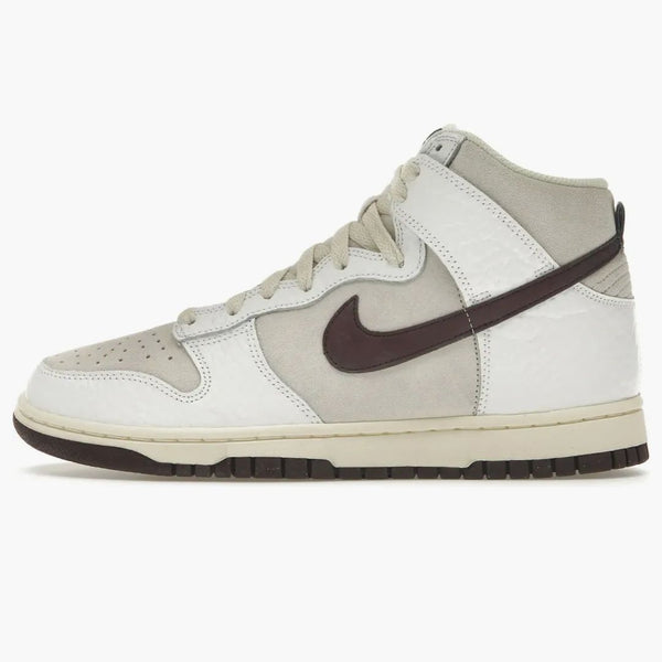 Nike Dunk High Light Orewood Brown Burgundy Crush (women's)