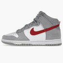 Nike Dunk High Light Smoke Grey Gym Red
