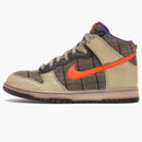 Nike Dunk High Premium Tweed Orange Blaze