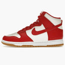 Nike Dunk High Sail Gym Red Gum (women's)