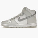 Nike Dunk High Silver Glitter Swoosh (women's)
