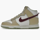 Nike Dunk High Tumbled Tan White Brown (women's)