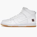 Nike Dunk High Neporažený přivedení back back white