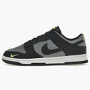 Nike Dunk Low Black Cool Grey Volt Mini Swoosh